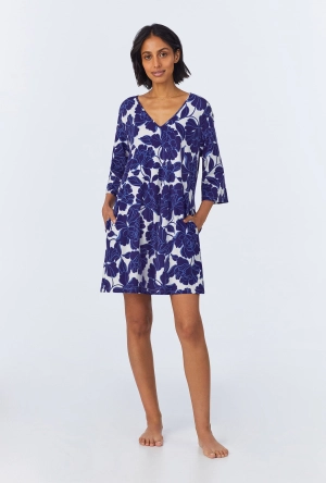 Isabella Flora Stretch Jersey Sleep Dress