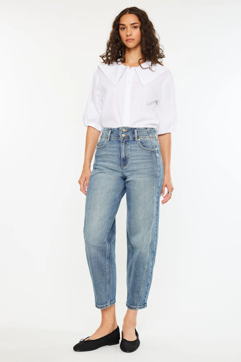 Jane Ultra High Rise Slim Barrel Jeans