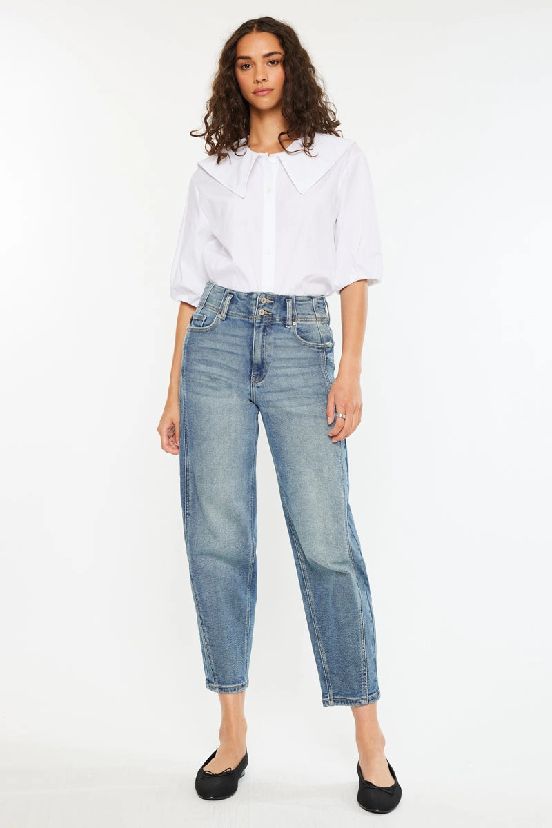 Jane Ultra High Rise Slim Barrel Jeans