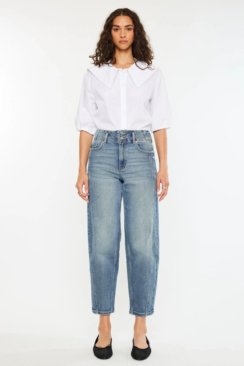 Jane Ultra High Rise Slim Barrel Jeans