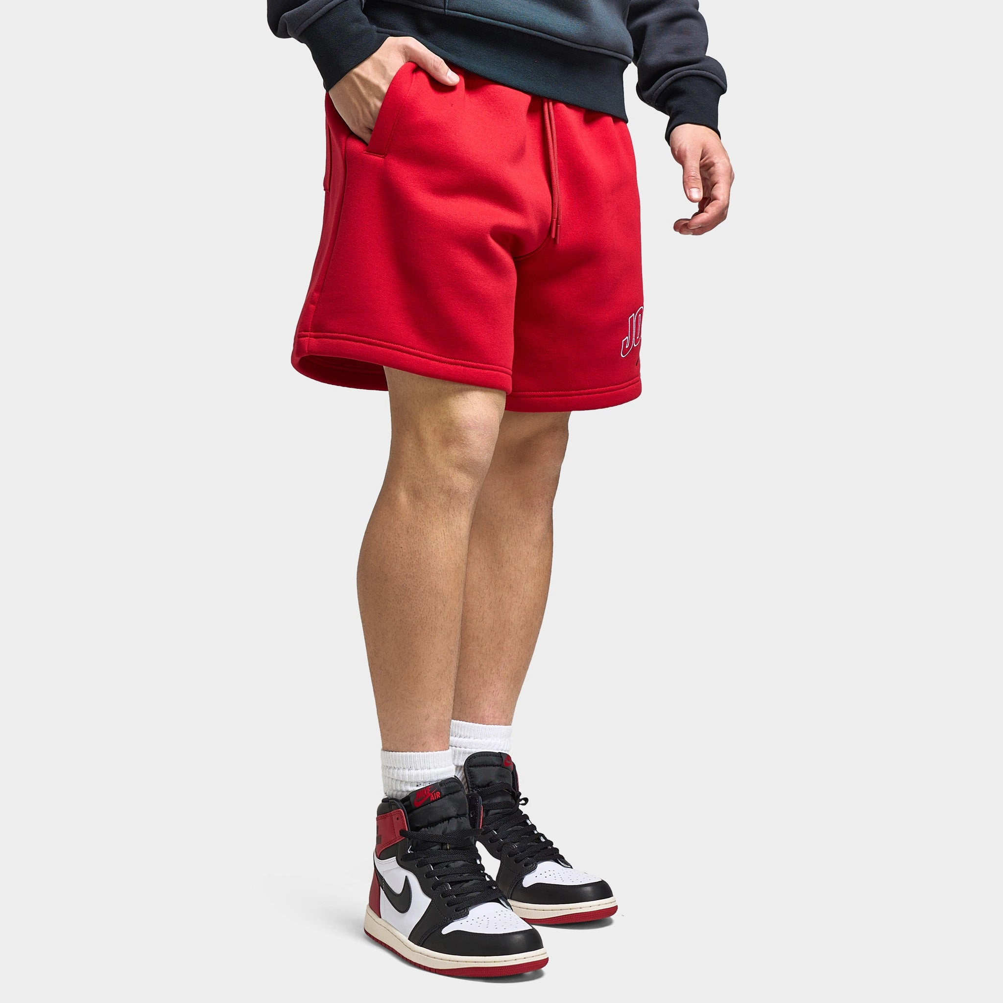 Jordan Brooklyn Graphic Shorts Gym Red / Sail - Black
