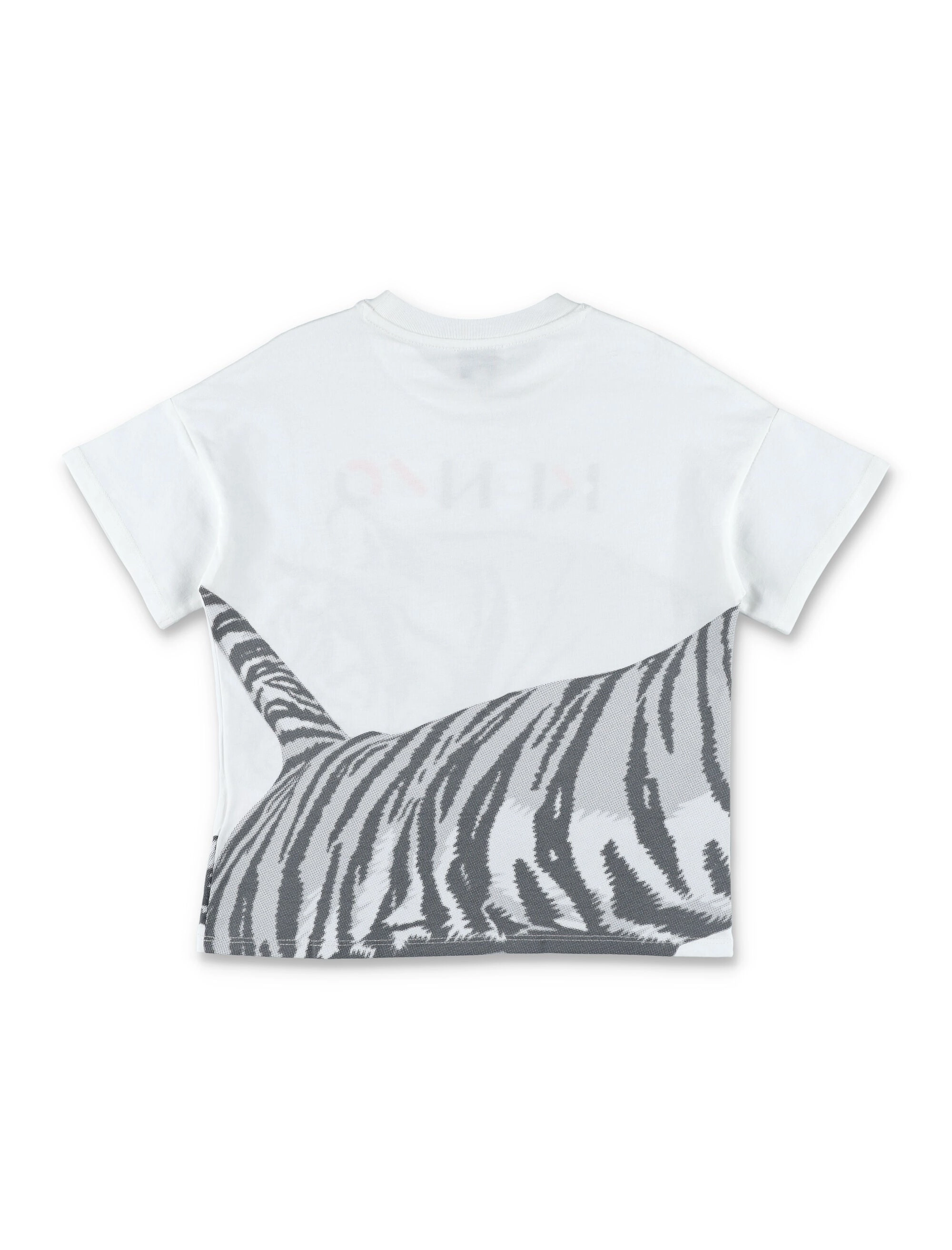 Kenzo Kids Tiger Printed Crewneck T-Shirt