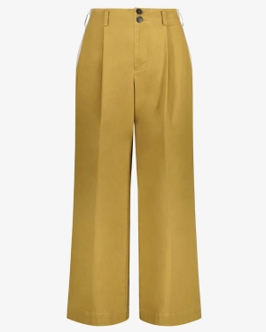 Leon & Harper Pippa Beige Two-Toned Trousers