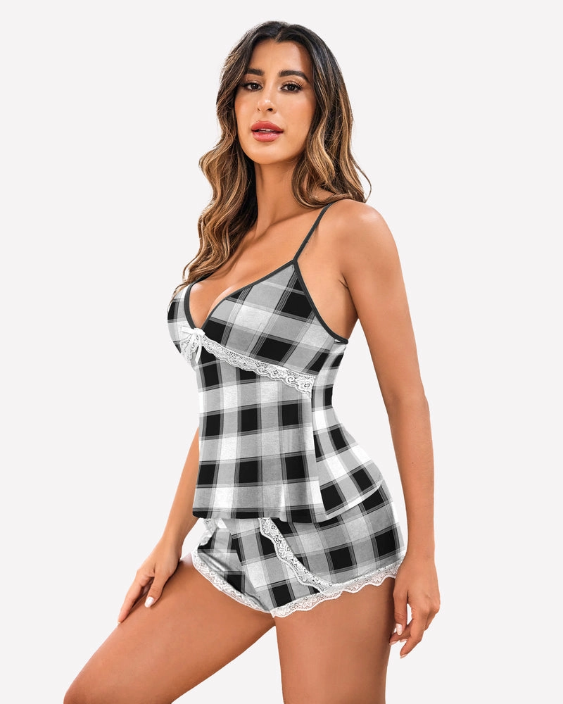 Leopard Pajamas Modal Cami Sleep Set