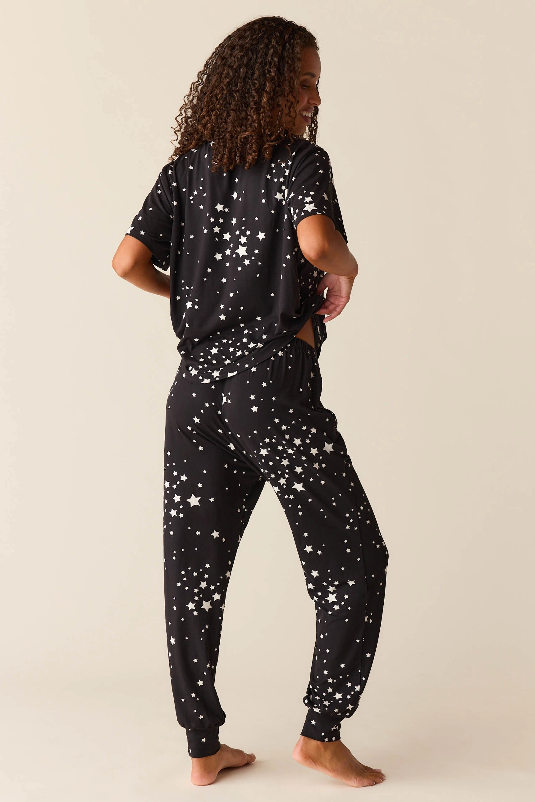 Maddie PJ Set | Black Stars