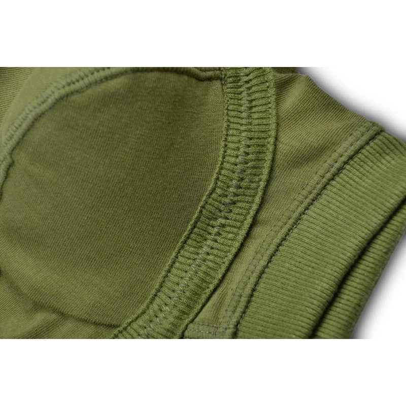 Men cotton boxer shorts with closed cuffs low waist stylish solid color U convex design