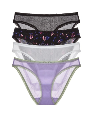 Mesh Hip Bikini 4 Pack