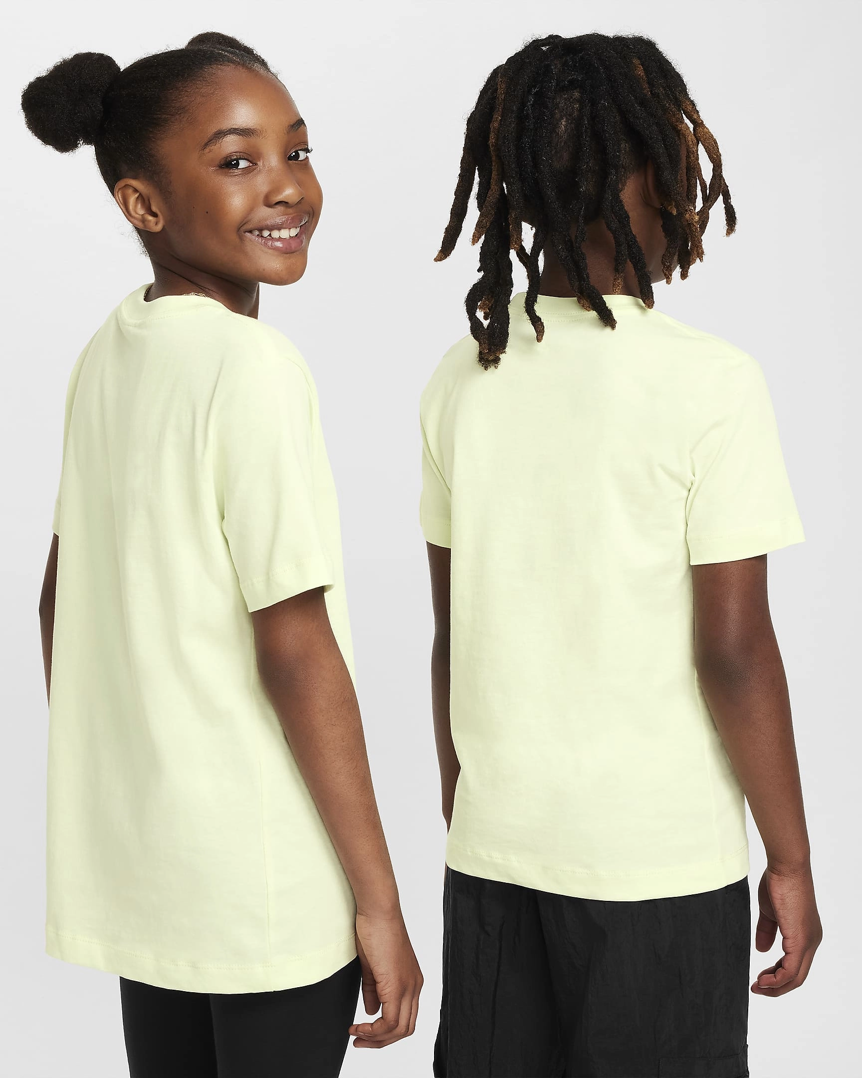 NIKE KID'S FUTURA EVERGREEN LIME TEE