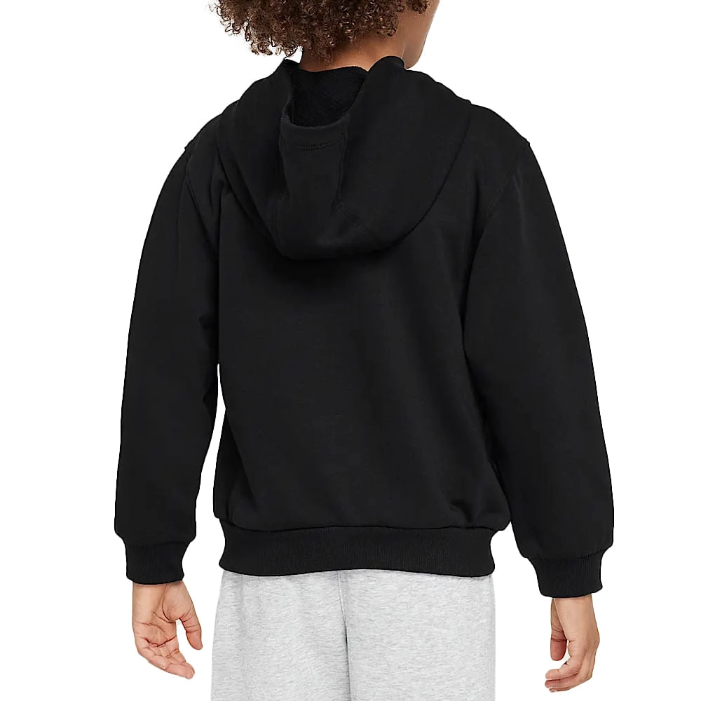 NIKE KID'S OUTSIDE THE LINE FRENCH TERRY BLACK HOODIE