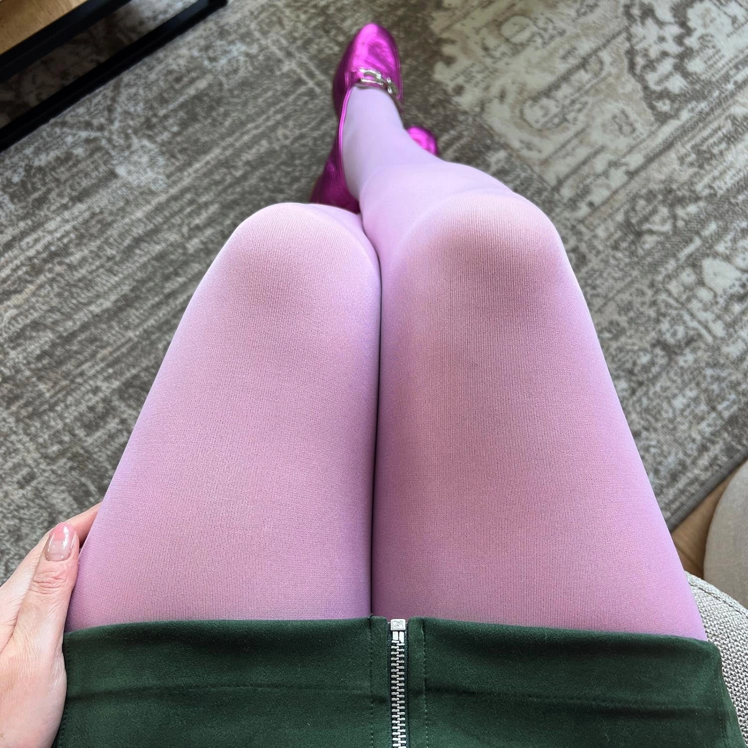 Opaque 80 Den Tights - Orchid