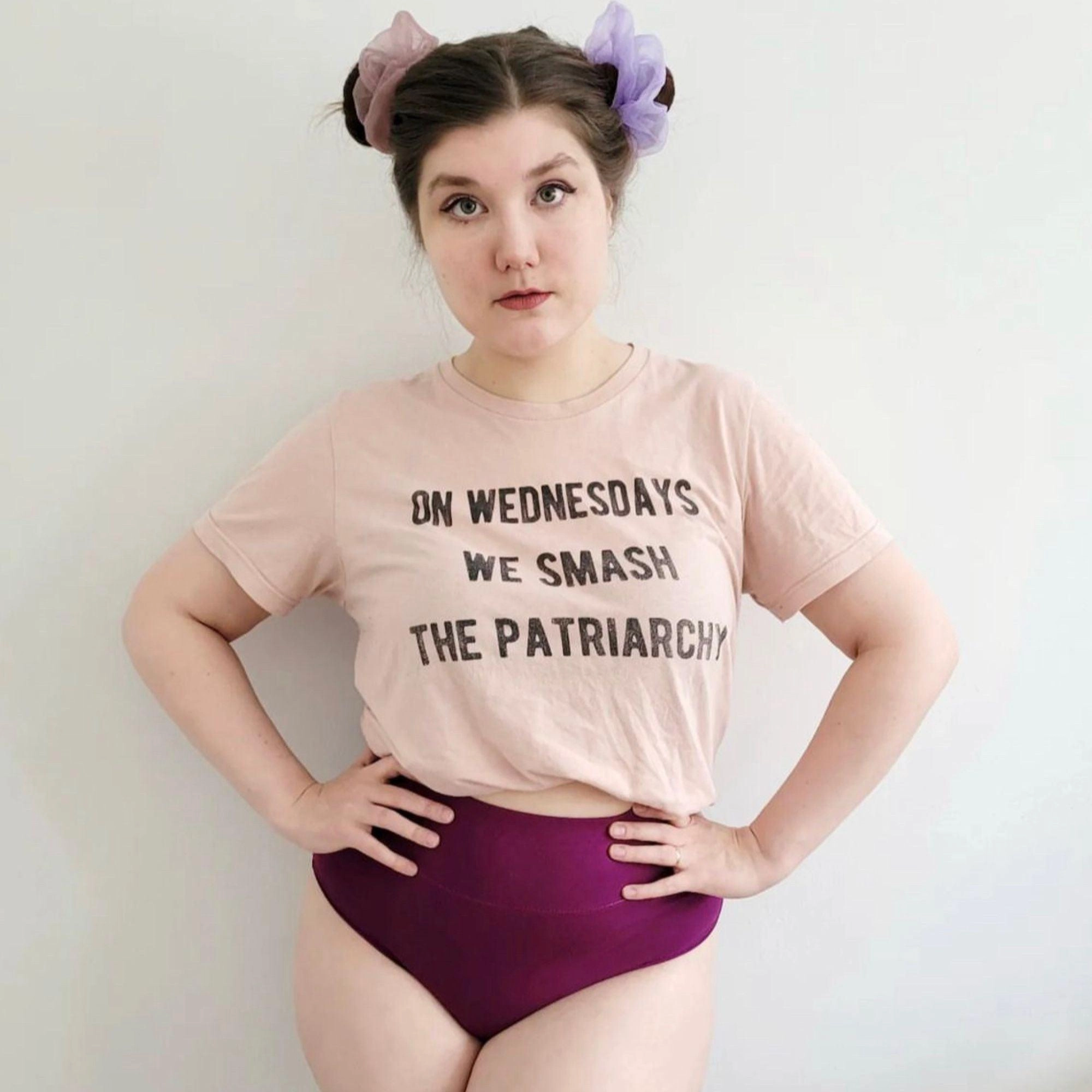 Organic Cotton Full Brief Panties - Figgy Pudding
