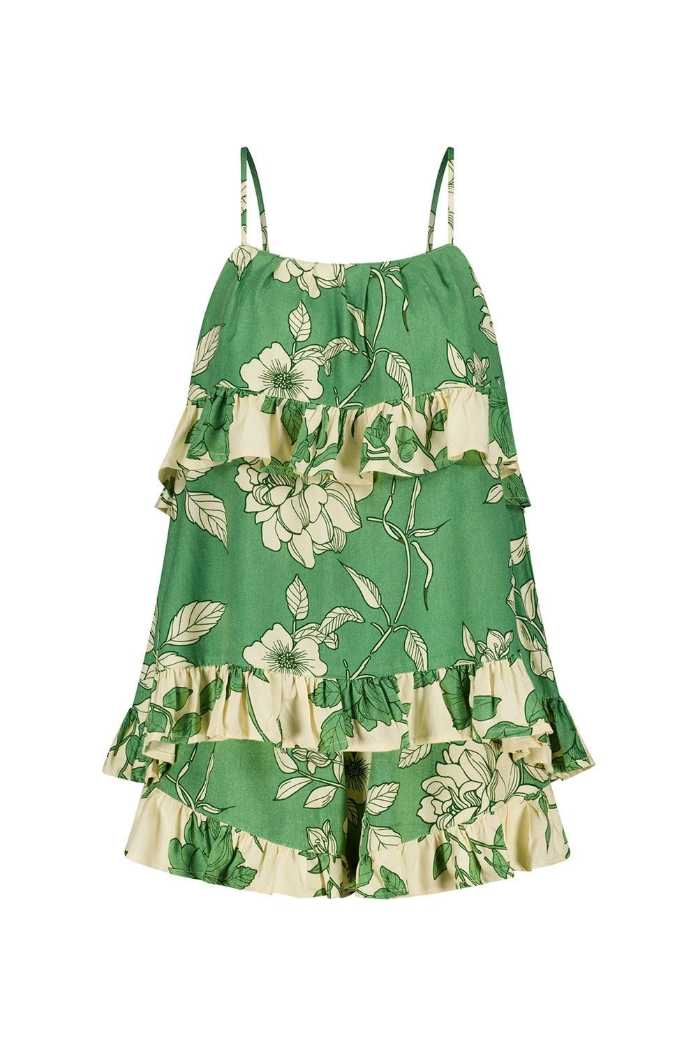 Pascale Sleep Set - Romantic Floral Green