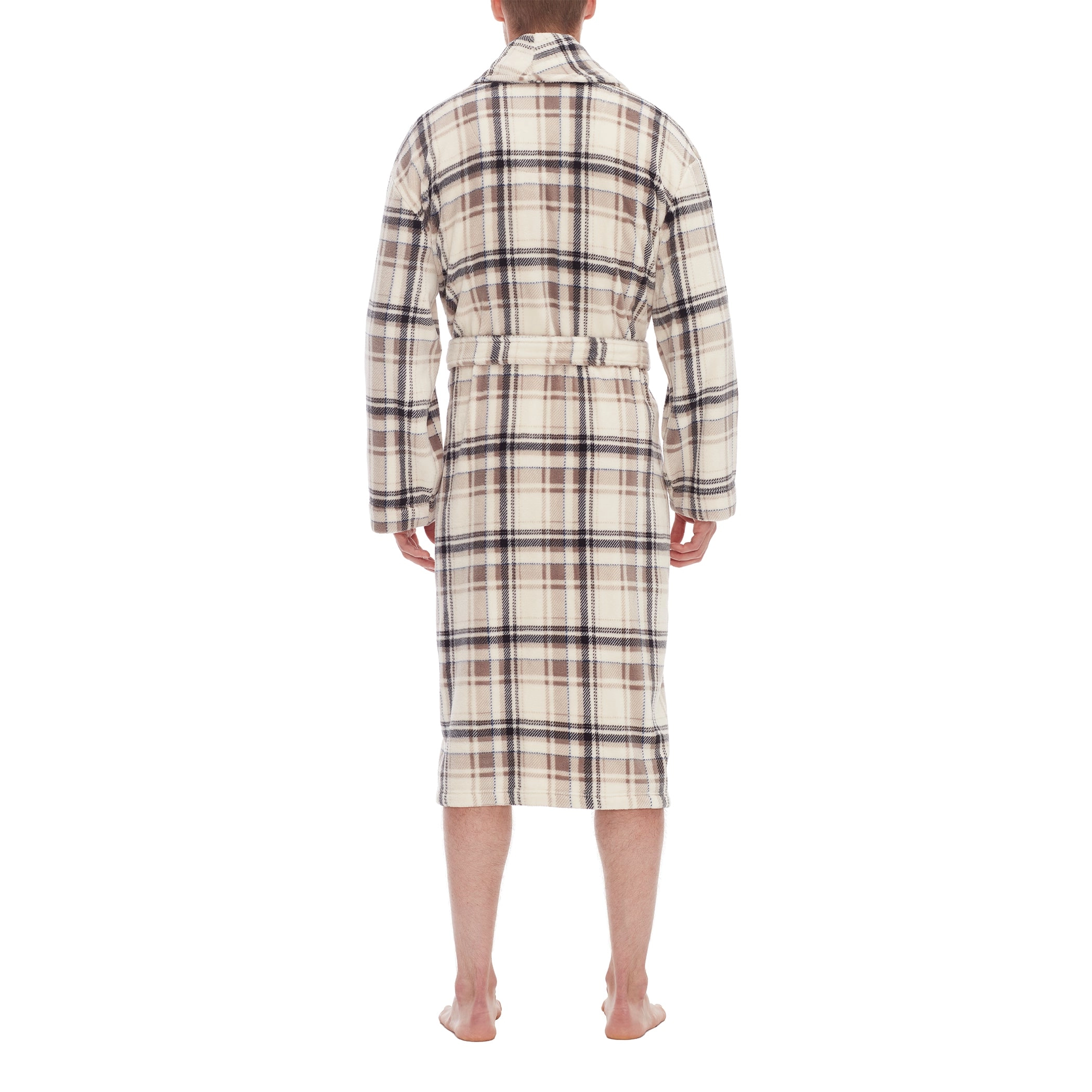 Plaid Plush Fleece Robe