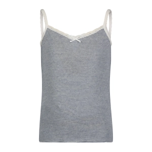 Polkadot GIRLS CAMISOLE Navy Skinny Stripe -Restocked