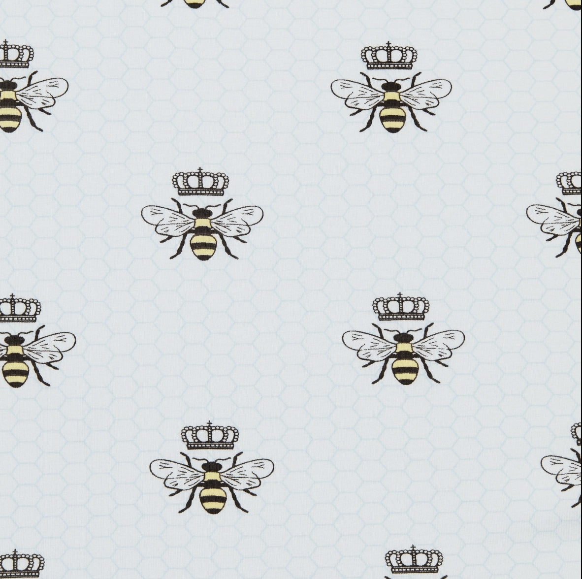 Queen Bee Blue Pima Knit Pajama