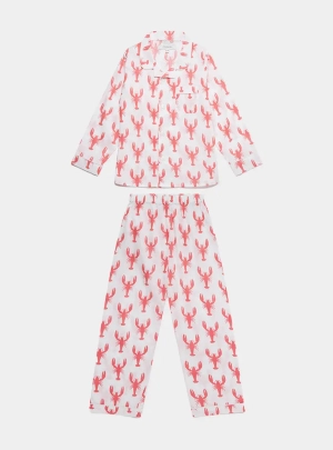 Red Lobster Kid's Organic Cotton Pyjama Trouser Set