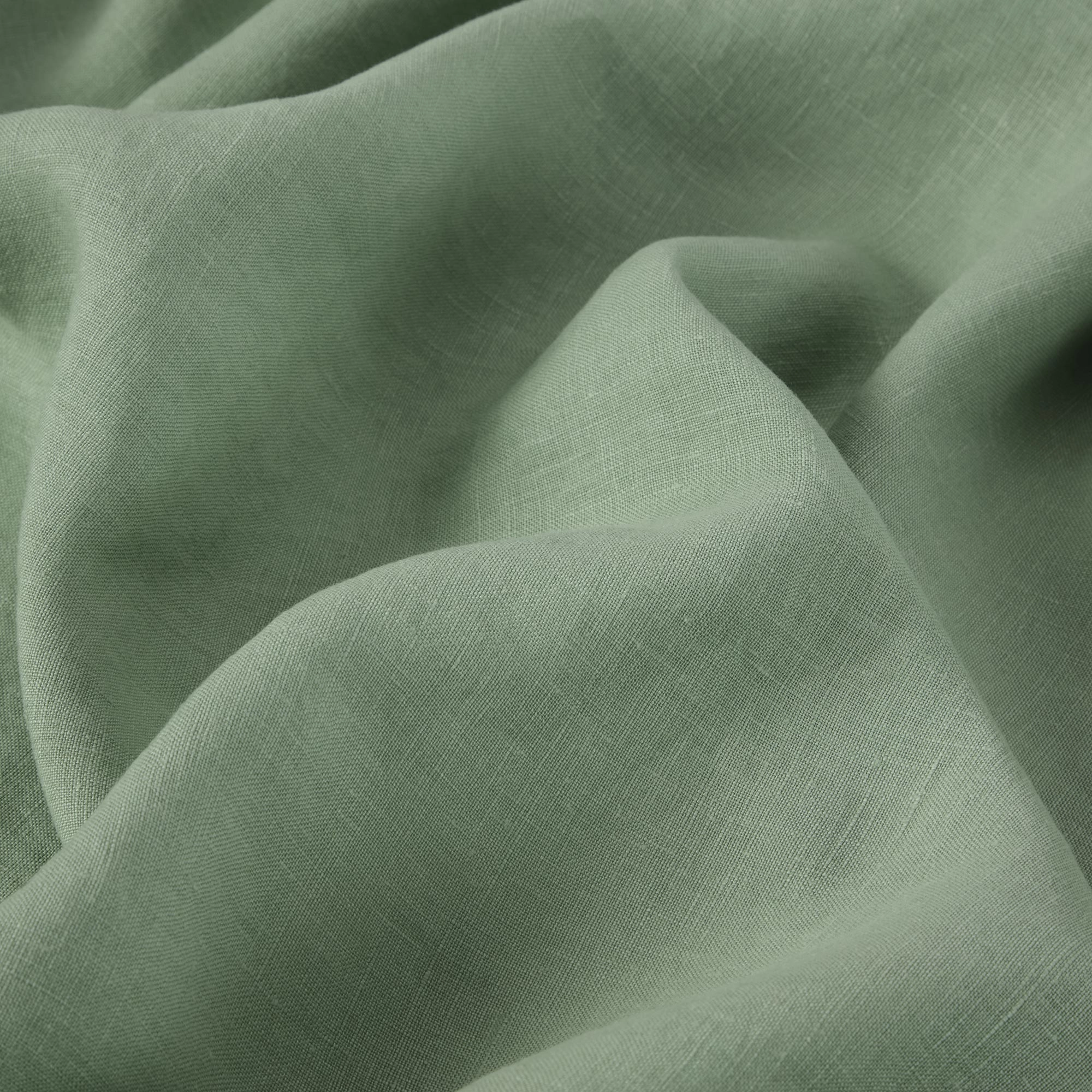 Sage Green 100% Linen Duvet Cover