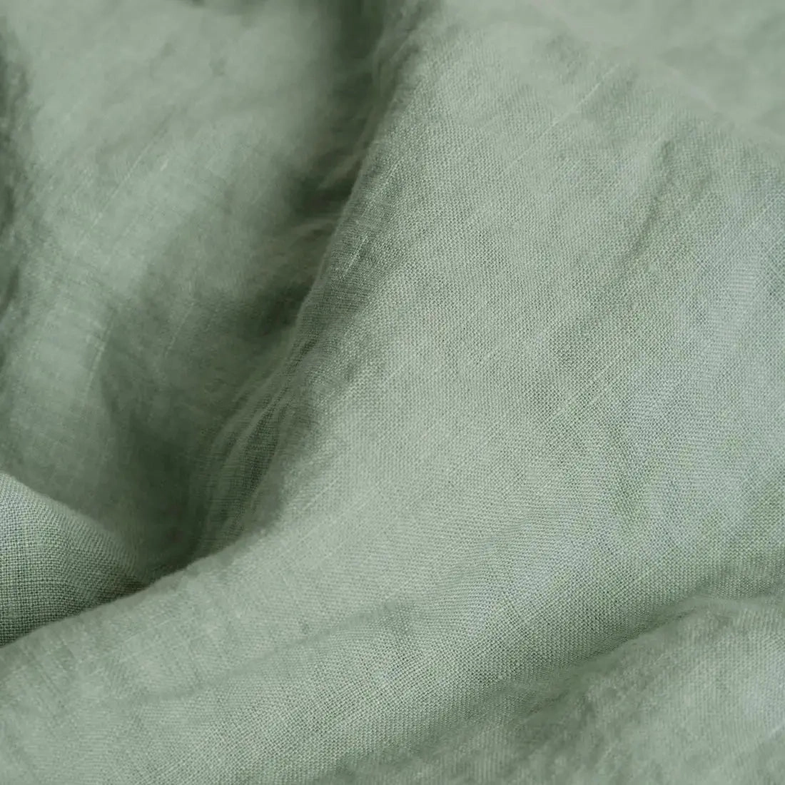 Sage Green Linen Duvet Cover