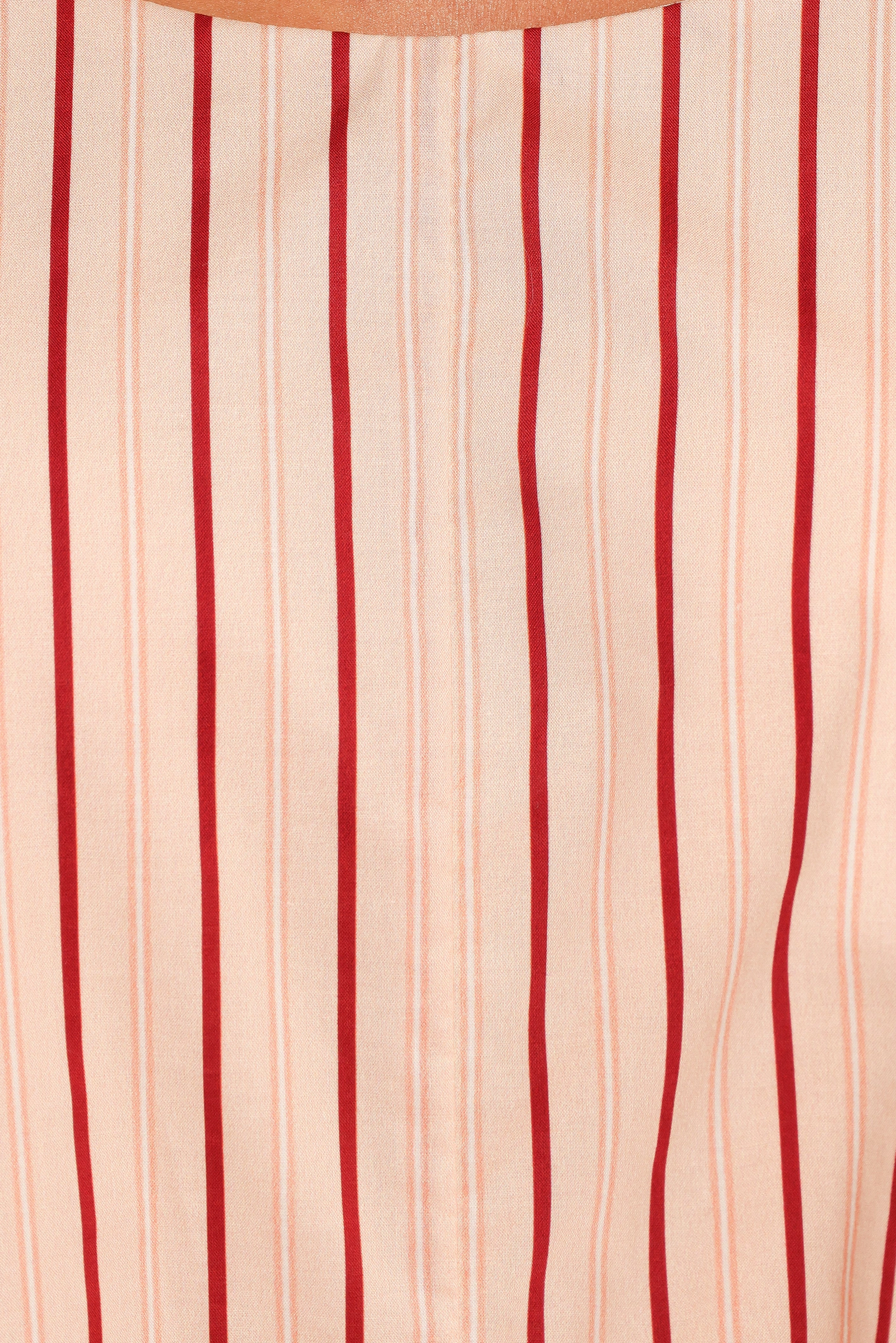 Scobbie Playsuit - Pink Stripe