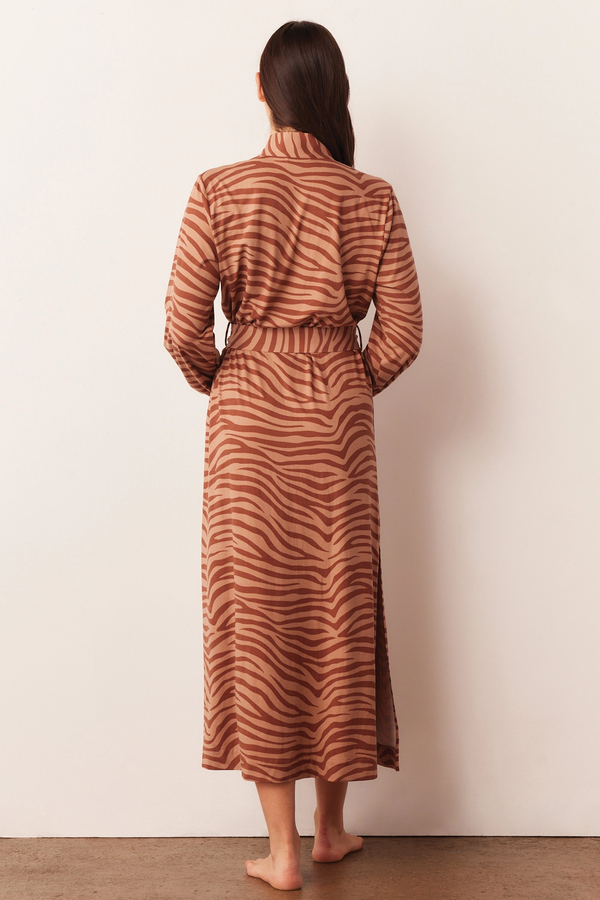 Skyler Banded Long Robe | Bengal