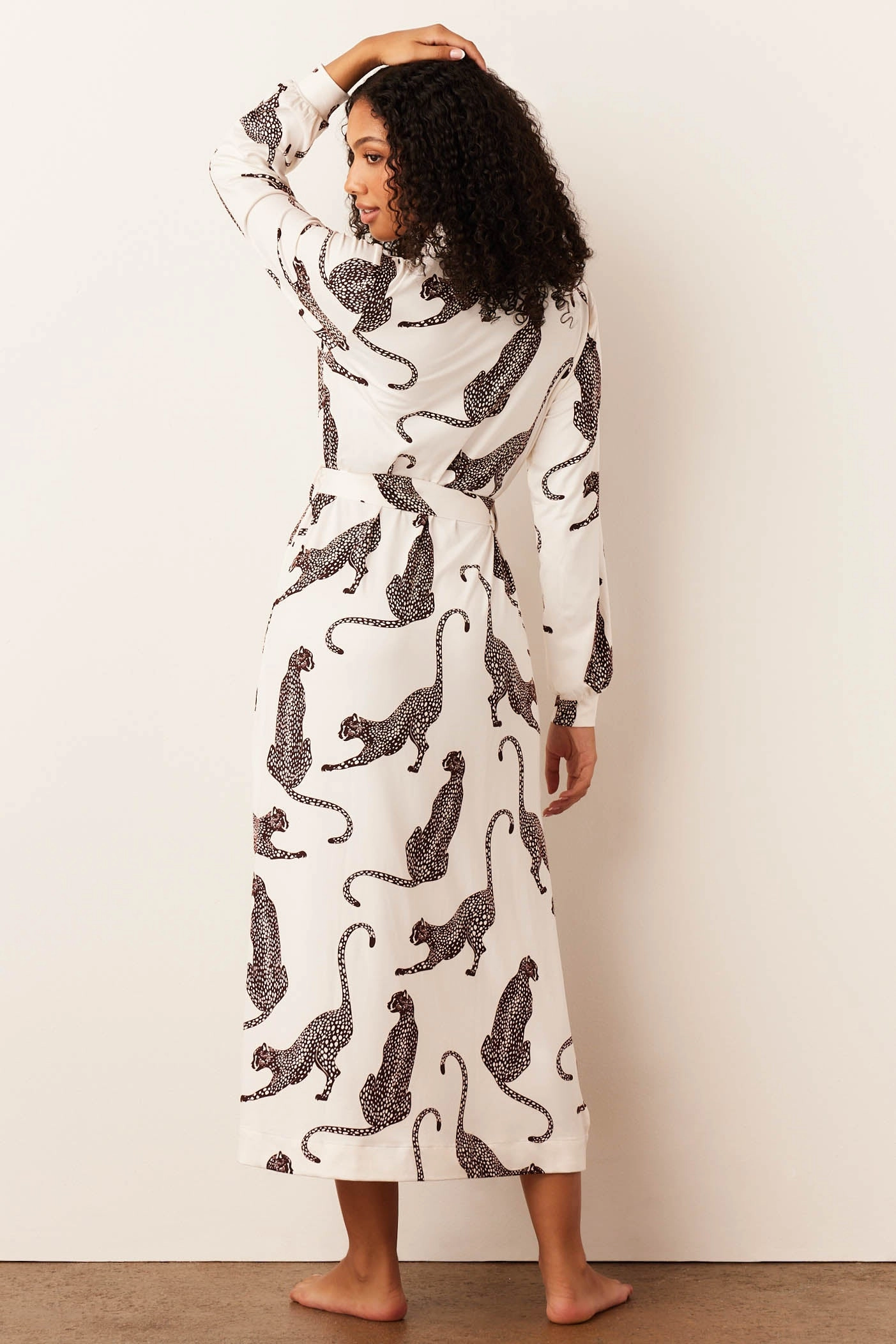 Skyler Banded Long Robe | Vinyasa