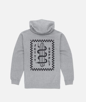 Snaker Hoodie - Heather Grey