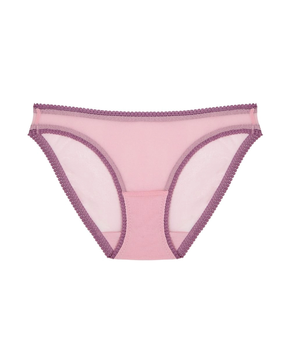 Solid Mesh Hip Bikini