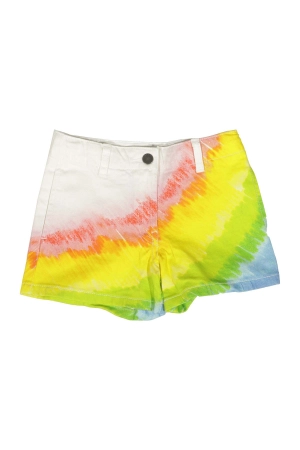 Stella McCartney Kids Rainbow Printed Denim Shorts