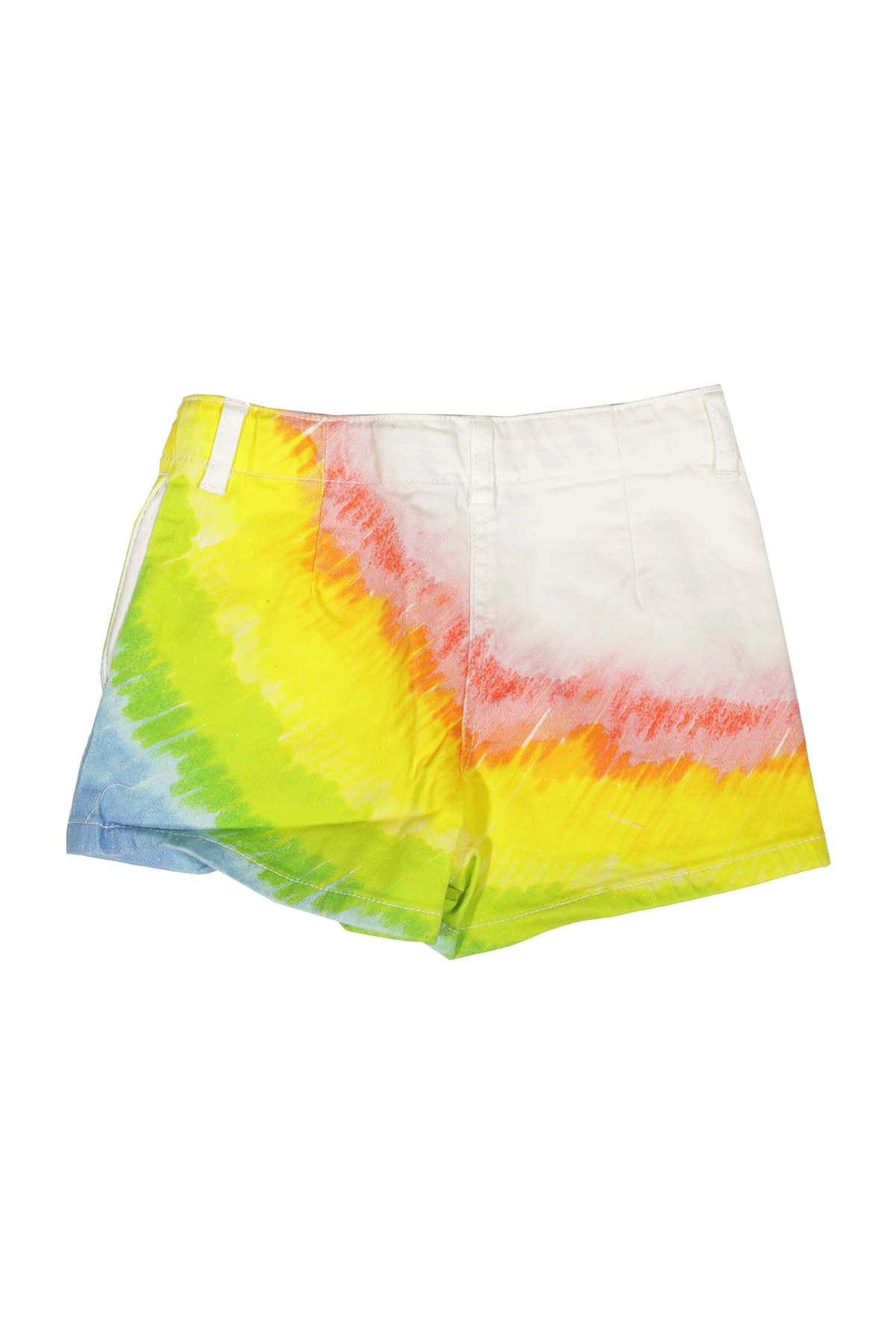 Stella McCartney Kids Rainbow Printed Denim Shorts