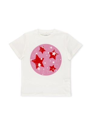 Stella McCartney Kids Star Printed Crewneck T-Shirt