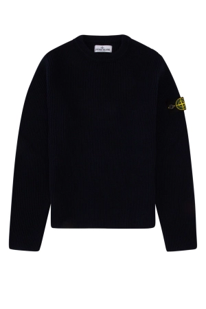 Stone Island Junior Logo Patch Crewneck Sweater