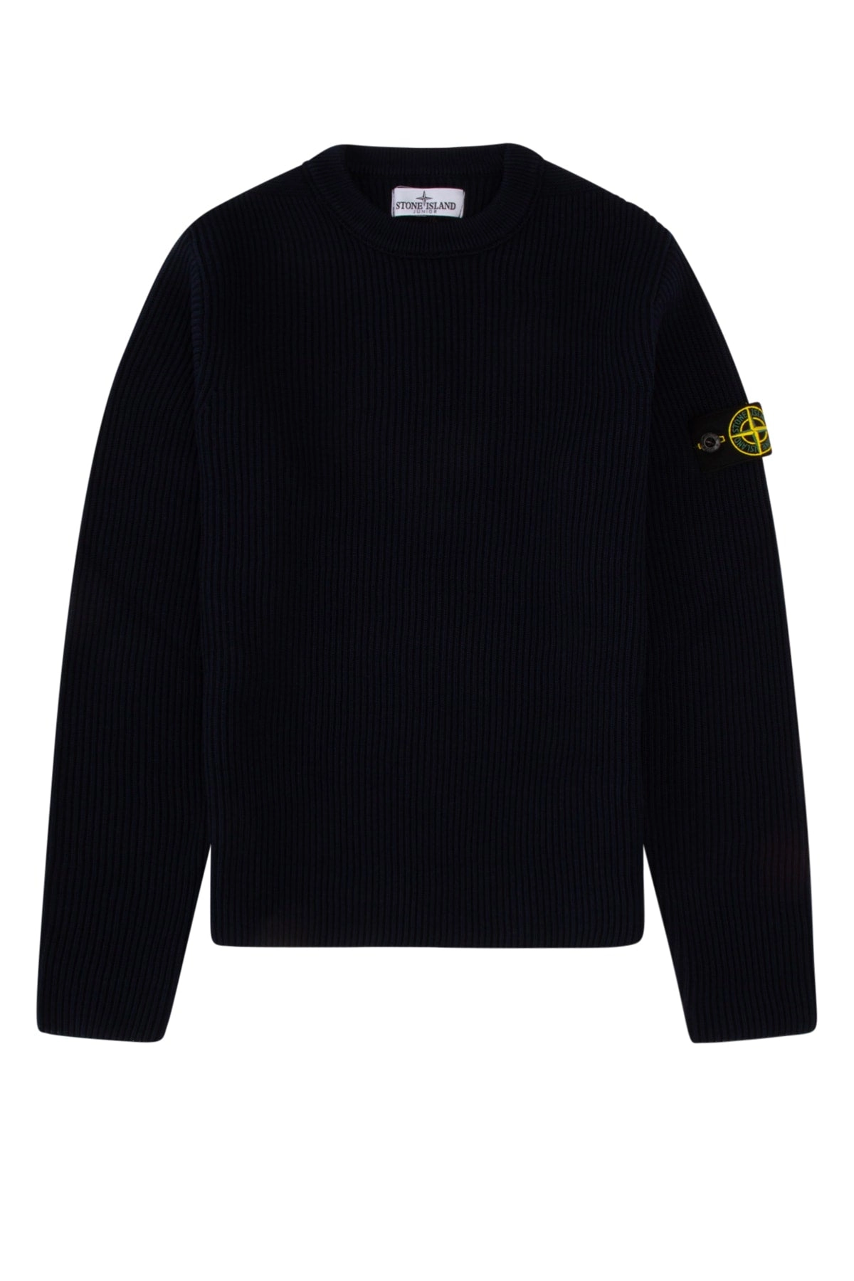 Stone Island Junior Logo Patch Crewneck Sweater