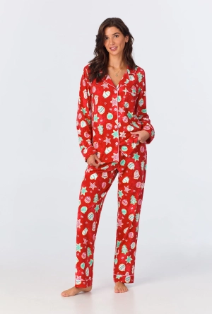 Sugar Cookies Long Sleeve Classic Stretch Jersey PJ Set
