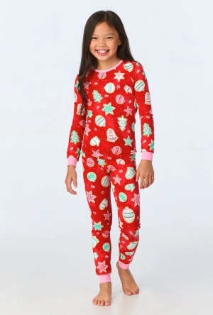 Sugar Cookies Long Sleeve Stretch Jersey Kids PJ Set