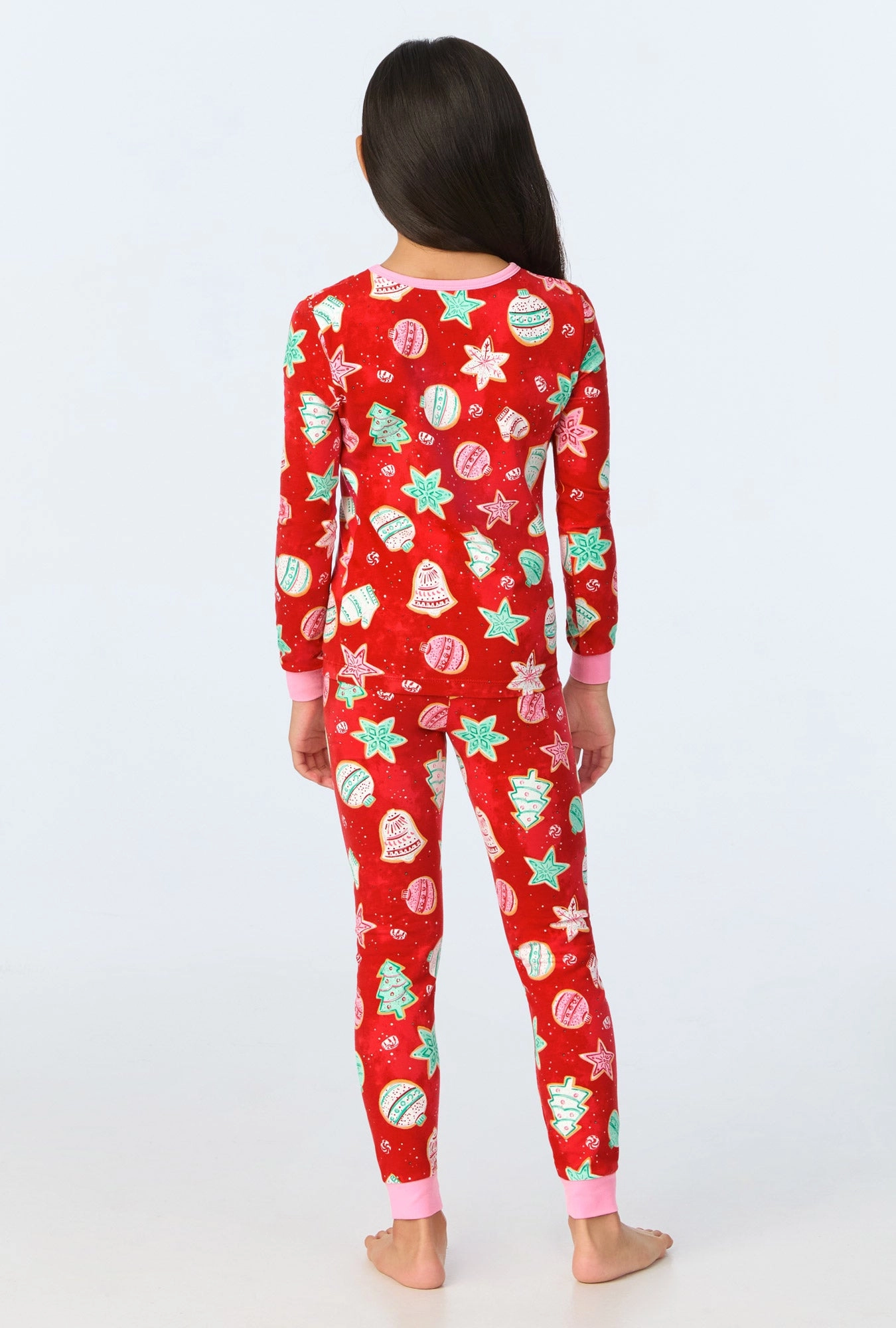 Sugar Cookies Long Sleeve Stretch Jersey Kids PJ Set