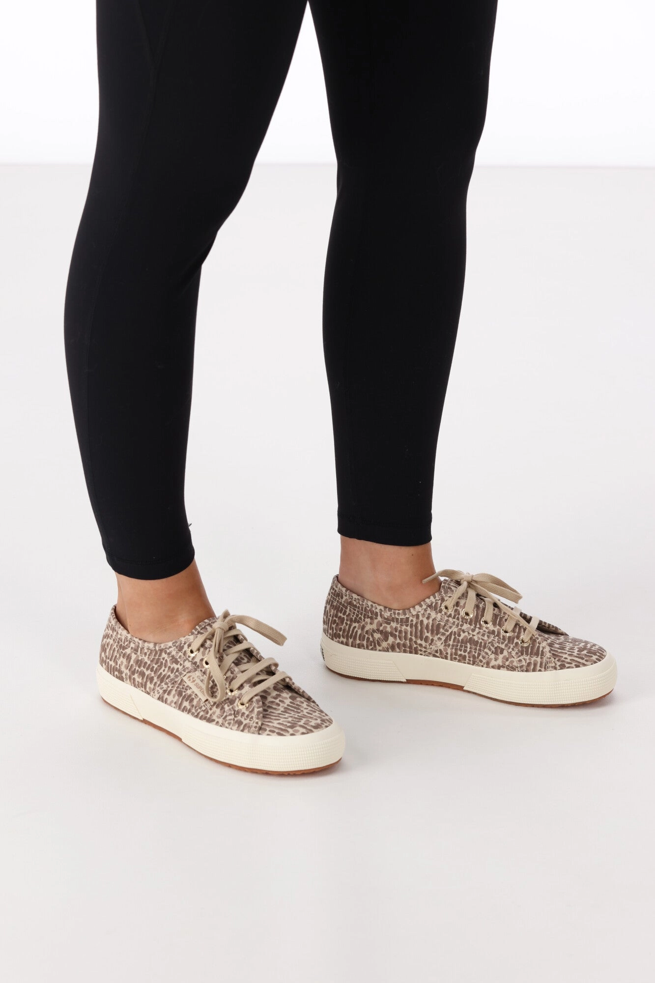Superga Jaguar Print Brown Beige