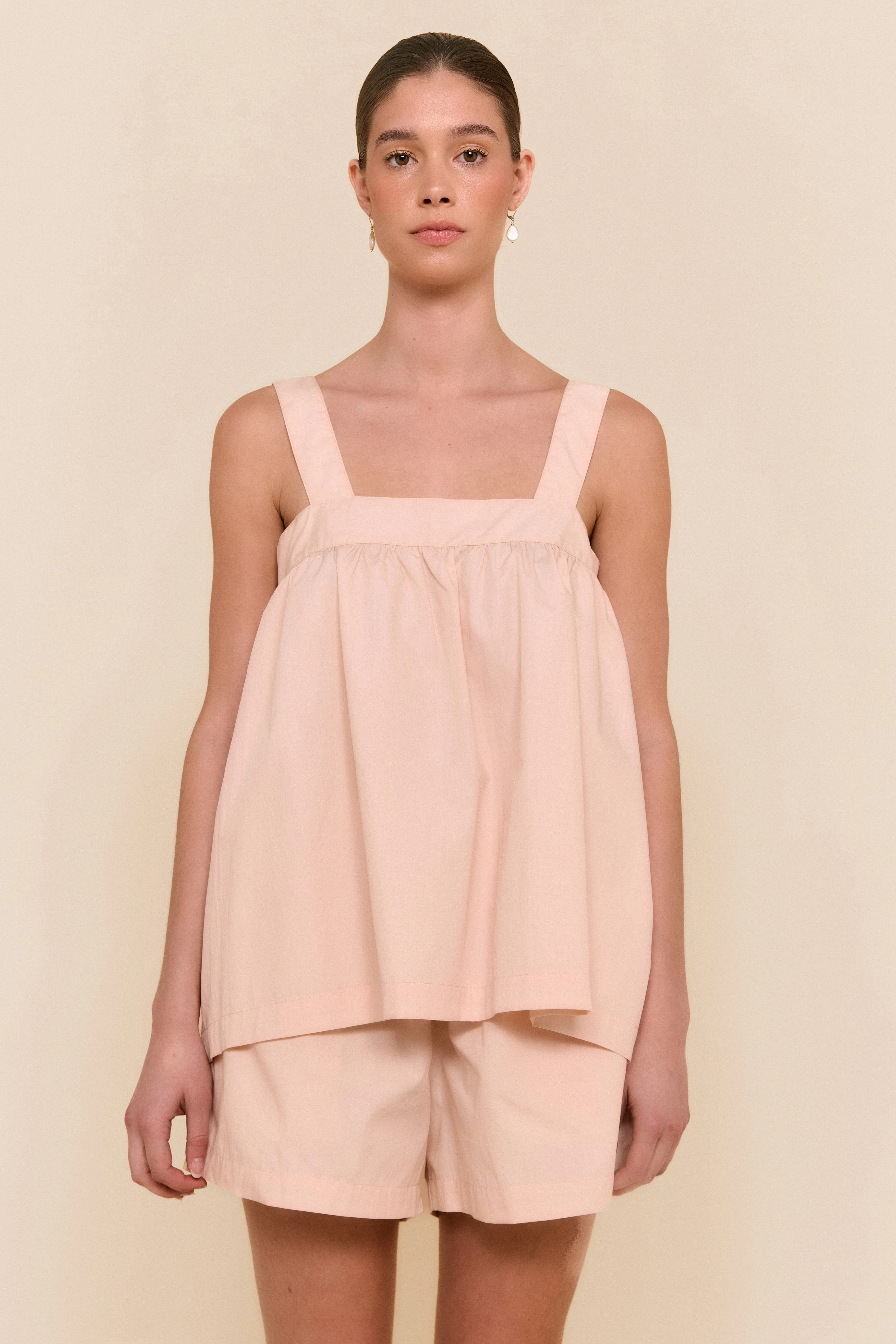 Suzie Sleep Set - Cotton - Nude Blush