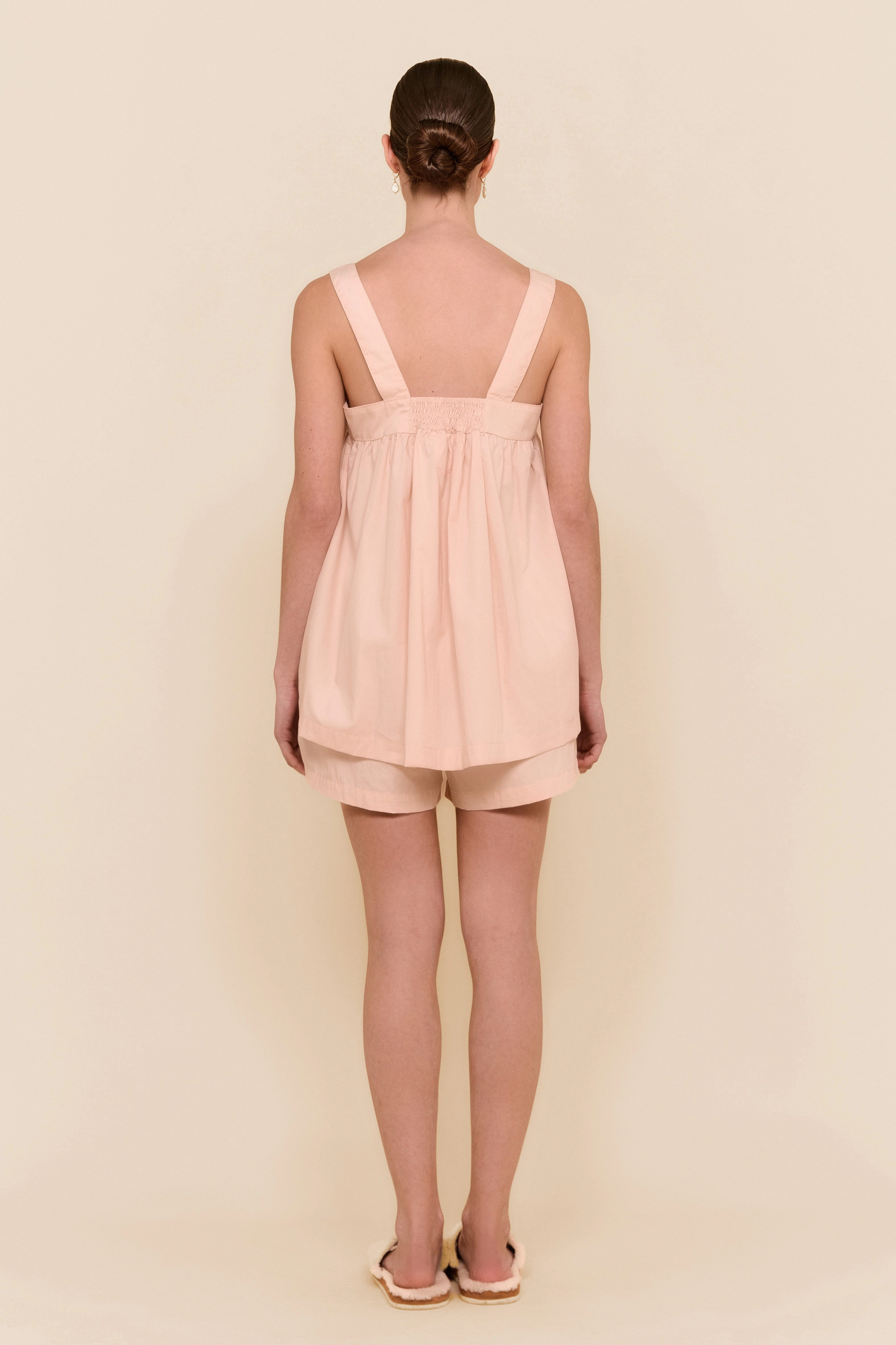 Suzie Sleep Set - Cotton - Nude Blush