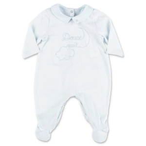 Tartine et Chocolat Slogan Embroidered Ruffled Bodysuit