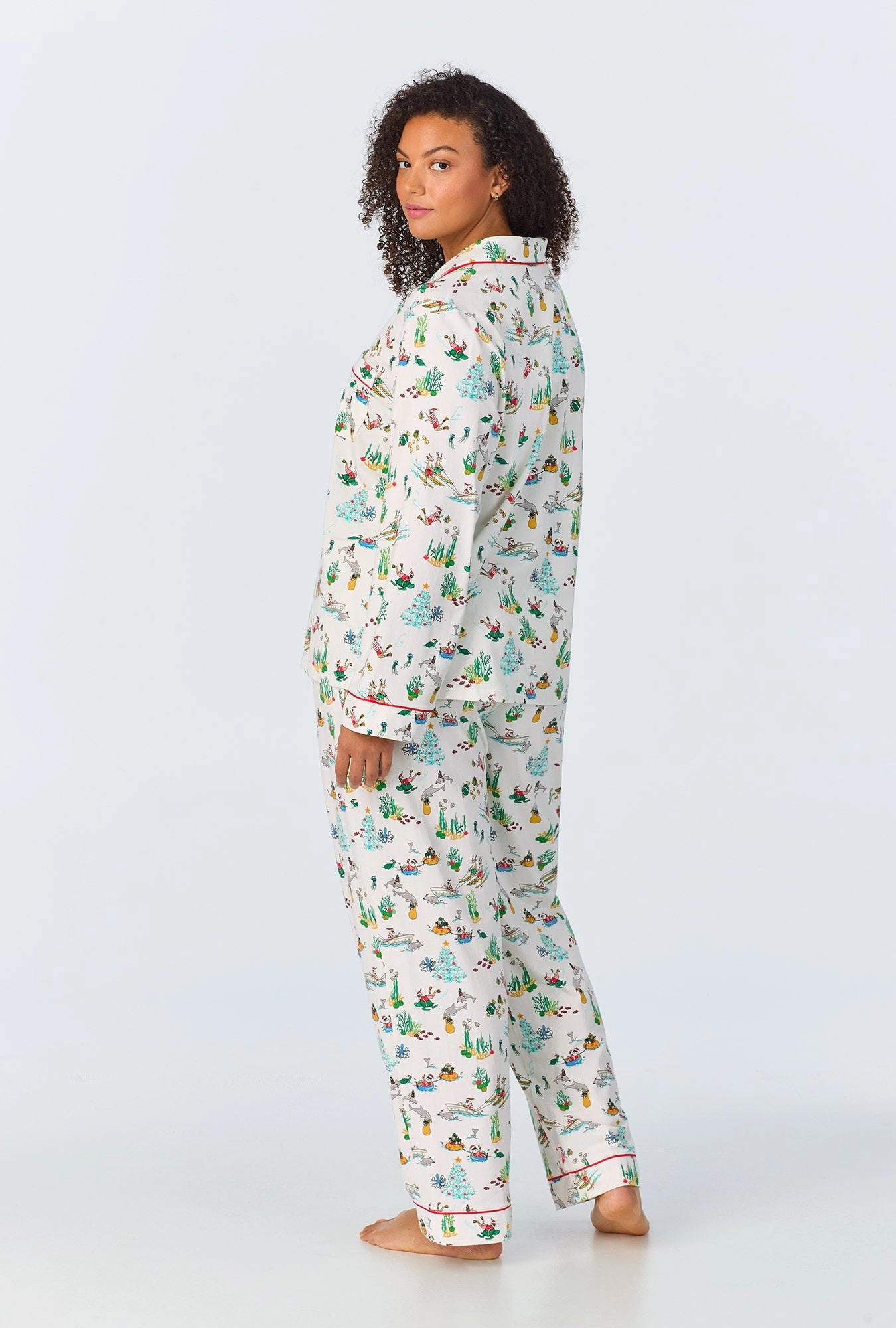 Tis The Sea-Son Long Sleeve Classic Stretch Jersey PJ Set