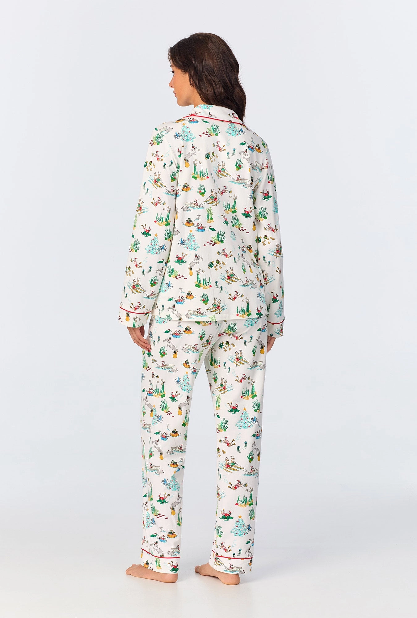 Tis The Sea-Son Long Sleeve Classic Stretch Jersey PJ Set