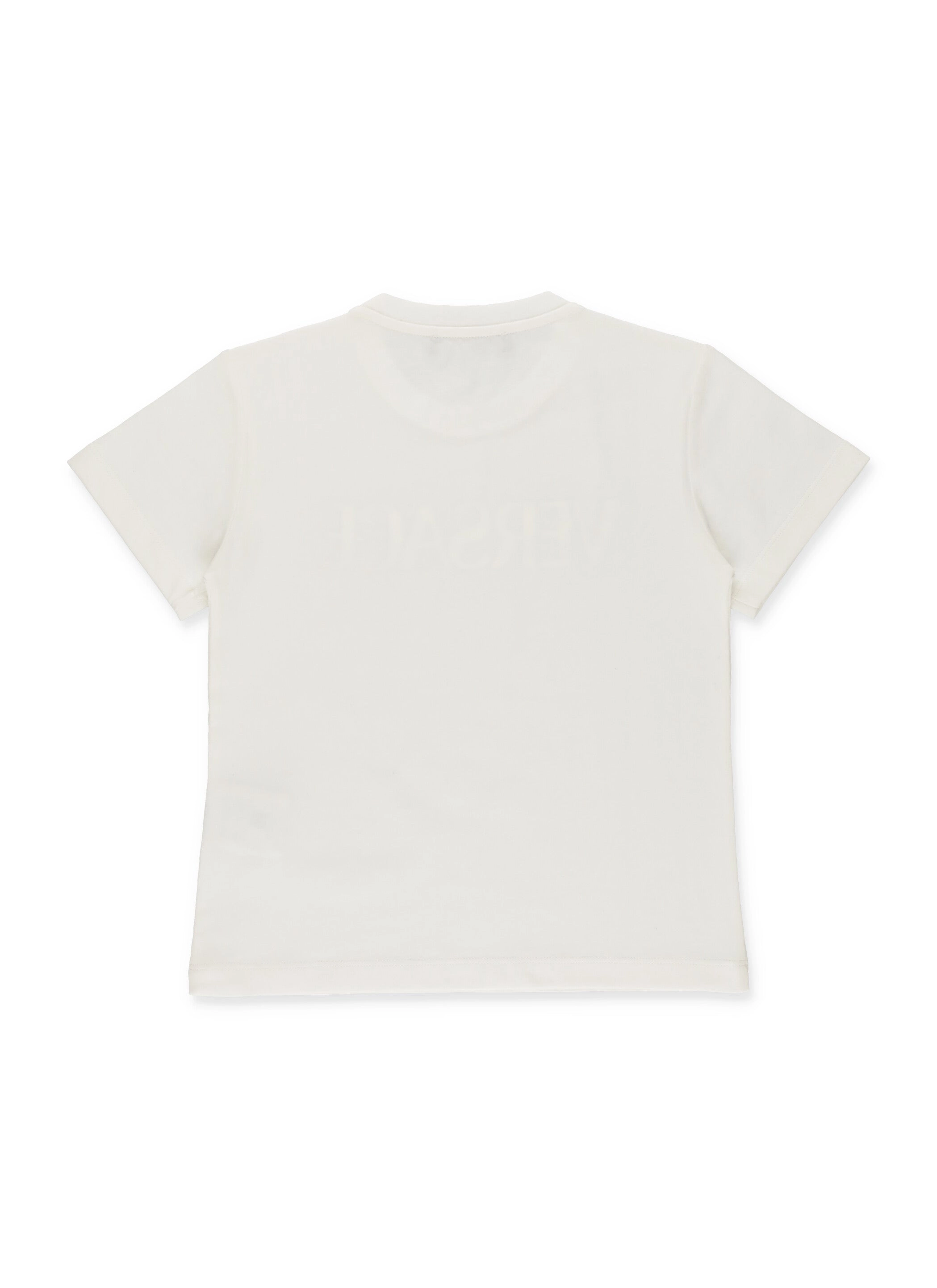 Versace Kids Logo Printed Crewneck T-Shirt