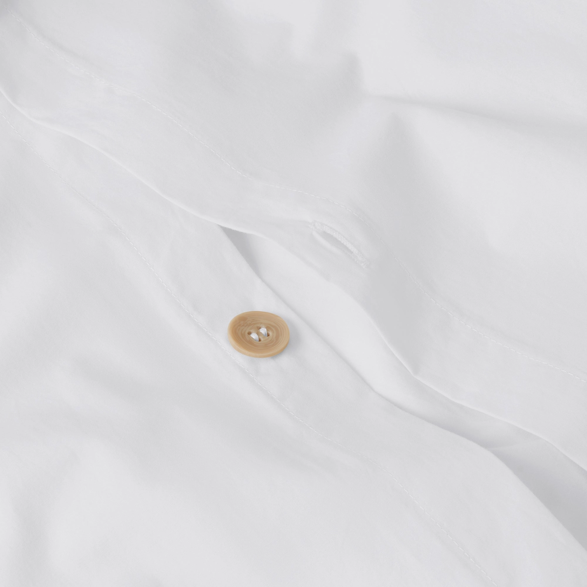 White Washed Cotton Percale Duvet Cover