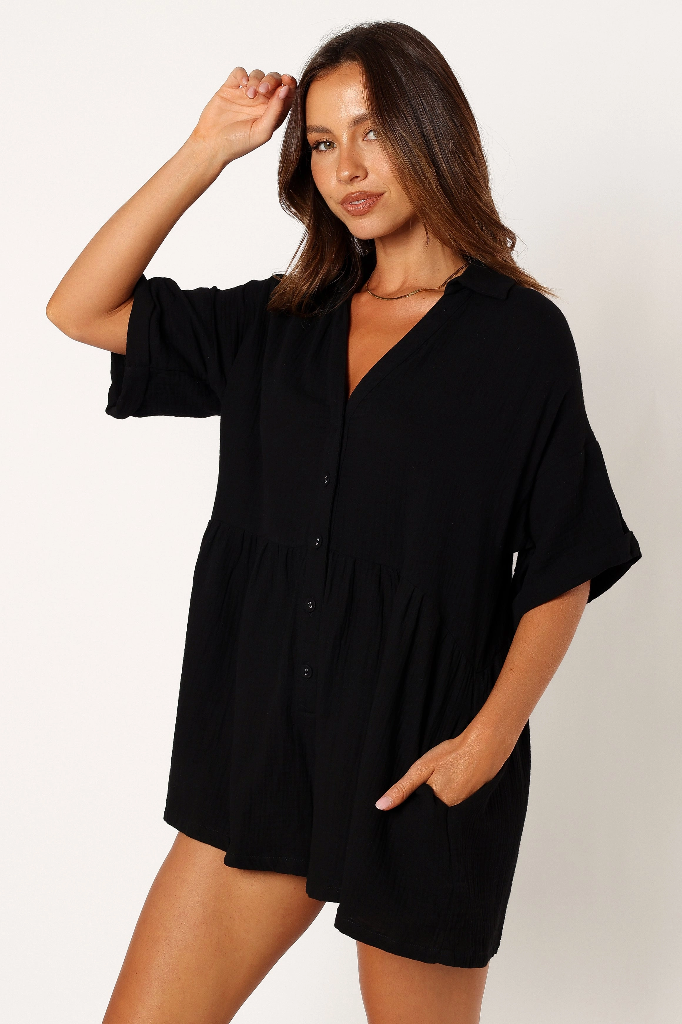 Winny Playsuit - Black