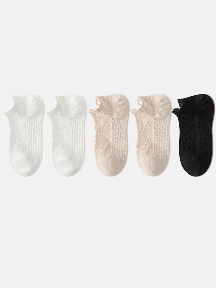 Women's 5-Pack Invisible Comfort Ankle Socks