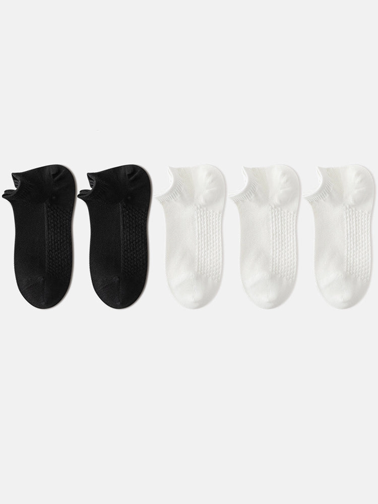 Women's 5-Pack Invisible Comfort Ankle Socks