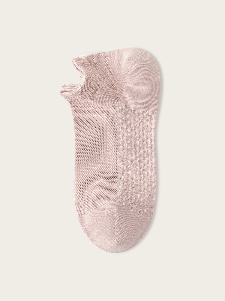 Women's 5-Pack Invisible Comfort Ankle Socks