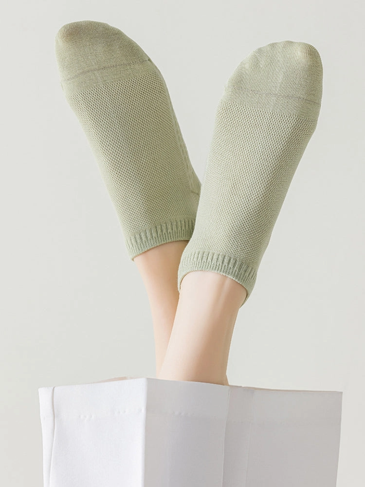 Women's 5-Pack Invisible Comfort Ankle Socks