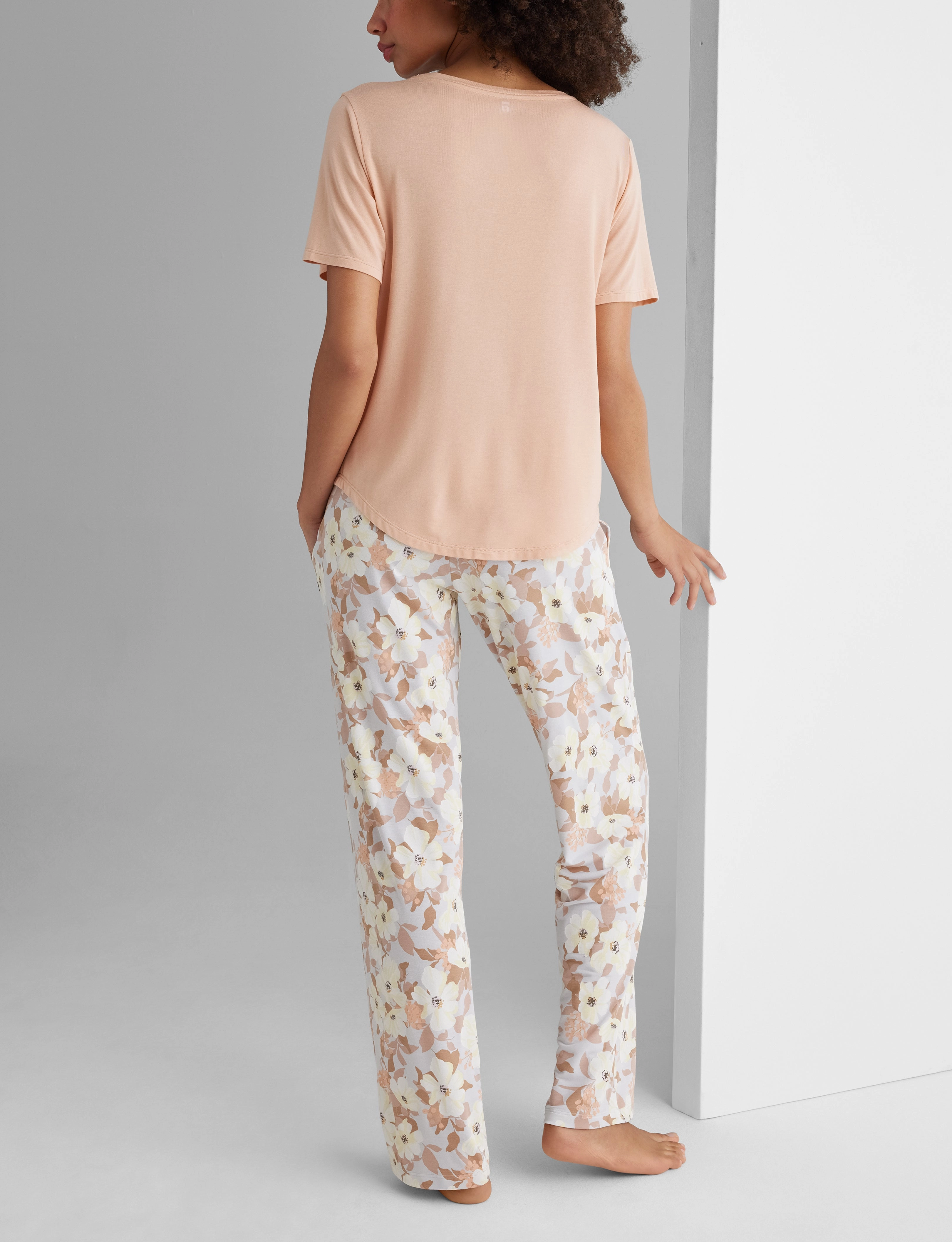 Women's Second Skin Sleep Pocket Tee & Pant Set