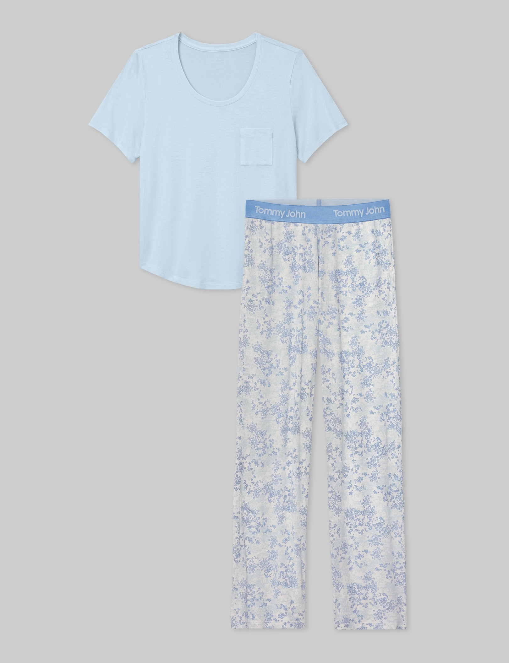 Women's Second Skin Sleep Pocket Tee & Pant Set